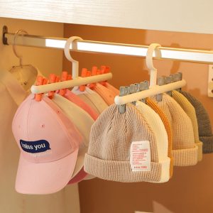 6 Clips Hat Hanger for Closet