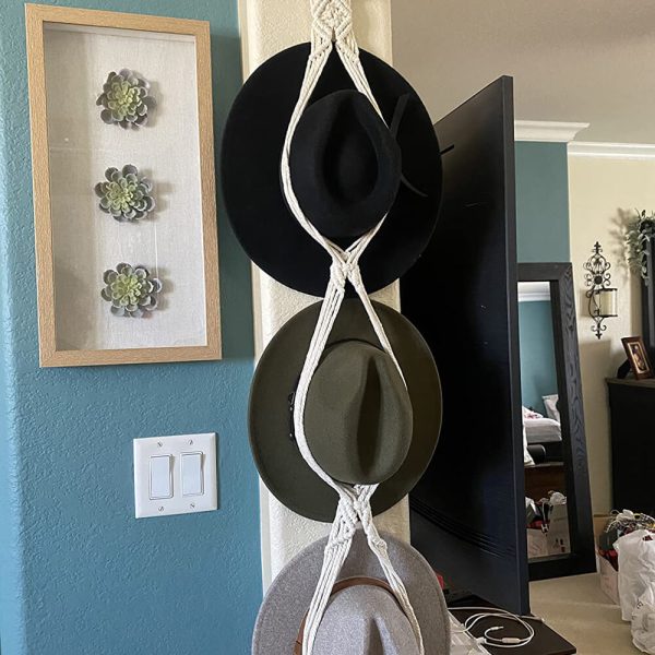 hat organizer for wall