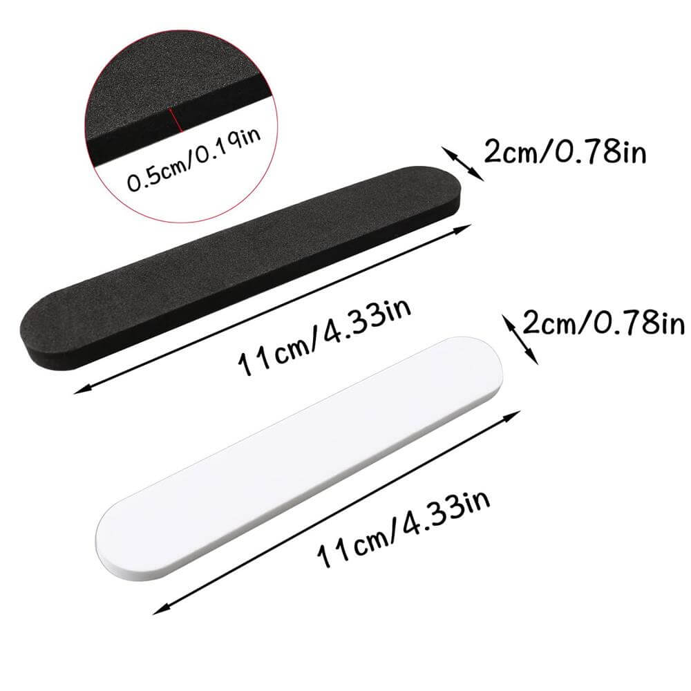 PHSZZ 42 PCS Hat Size Reducer, Foam Hat Sizing Tape, Filler Sizer Reducer  Insert Adhesive for Hats Cap Sweatband, 3 sizes (3mm 4mm 5mm Black and