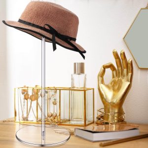 Premium Decorative Clear Acrylic Hat Display Stands