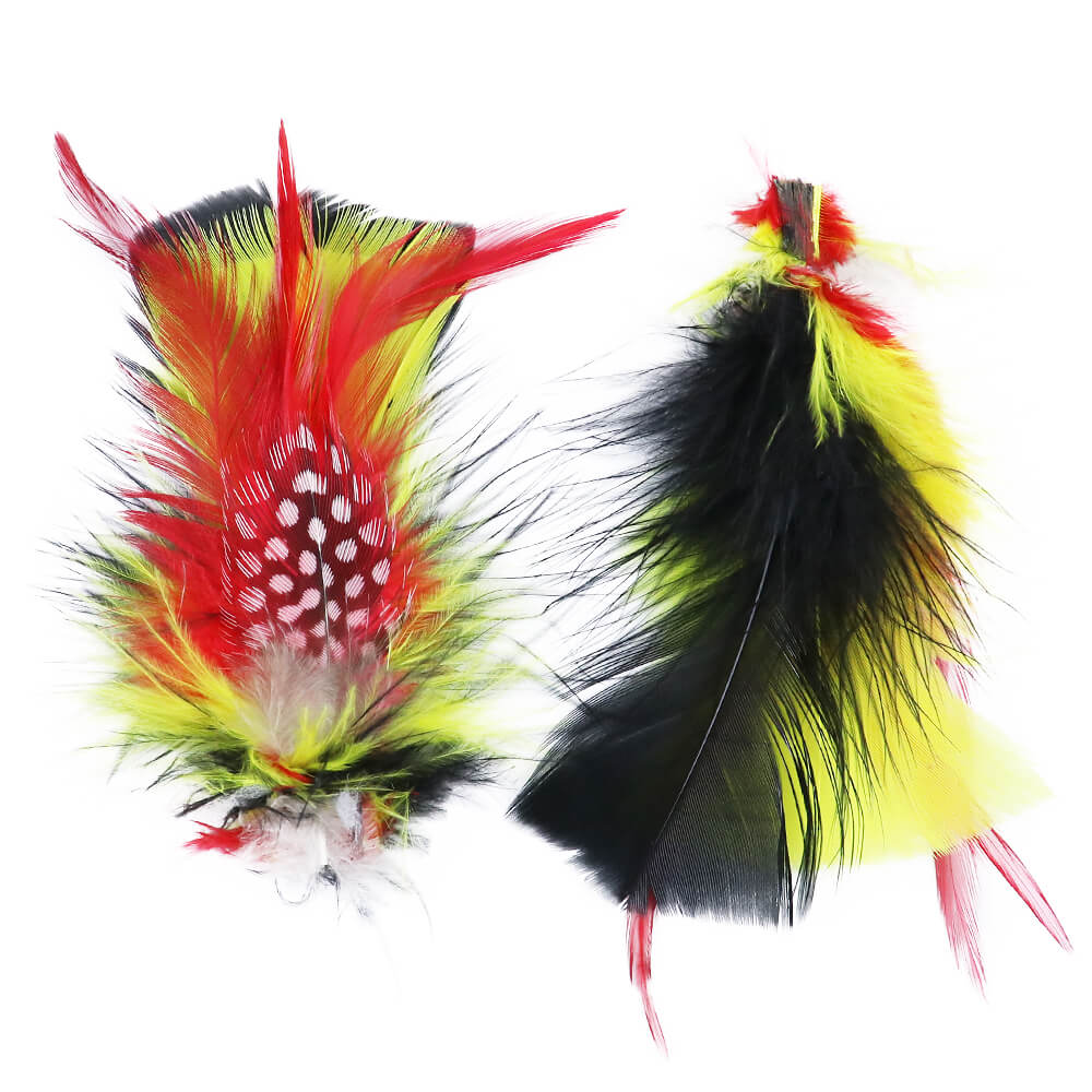 20 Pcs Hat Feathers, Assorted Feathers for Fedora Hats Colorful